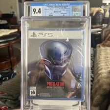 Predator Hunting Grounds PS5, CGC Graded 9.4, A , Slipcover Version, Sticker