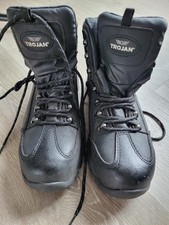 ARCO TROJAN BLACK WORK BOOTS Size 9 UK WORN ONCE