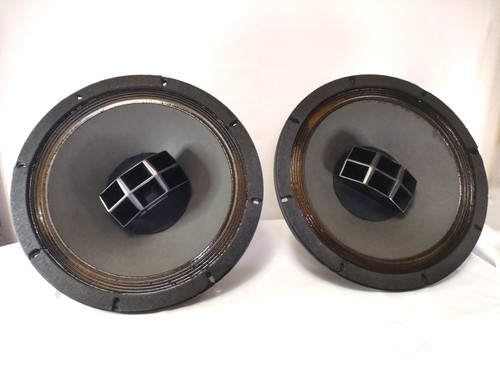ALTEC 604-8G 8 Ohm Coaxial 2-Way Speaker Pair Tested Working Made in USA
