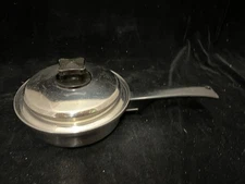 Vintage INKOR Saucepan Saute Multi Core 5-Ply Stainless Steel USA w/Lid