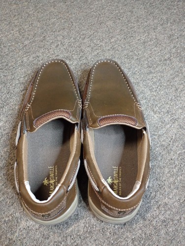 Margaritaville Anchor Herren Leder Bootsschuhe Slipper Größe 11 Weite  - Bild 5 von 8