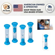 Small 2-Minute Plastic Sand Timer Set - Fun  Practical Time Management Solution