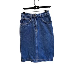 Vintage Valentino Denim Pencil Skirt Size 26  