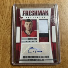 2023 Rookies & Stars Clayton Tune Freshman Orientation /25 RC RPA #FD-CT