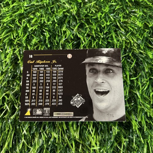 1996 Pinnacle Aficionado #18 EX Cal Ripken Jr HOF Baltimore Orioles Baseball A90 - Bild 2 von 2