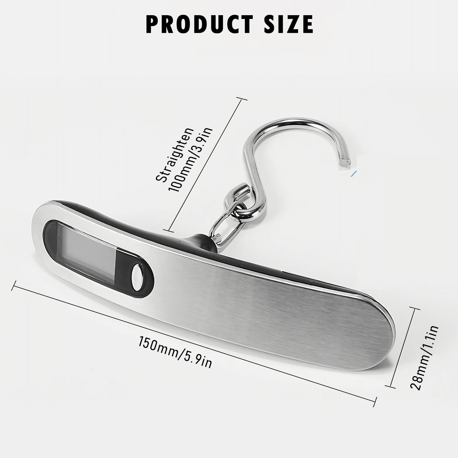 Luggage Scale, NEW 2.0 Portable Digital Suitcase Weight Scale with USB Chargi...