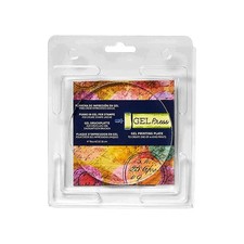 Gel Press Monoprinting Print Plate - 4 Circle 10.2 4" Circle, Multi-colour
