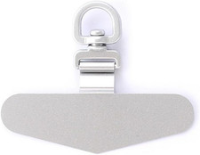 Phone Tether Tab,Metal Lanyard Patch for Cell Phones,360  Rotatable Stainless St