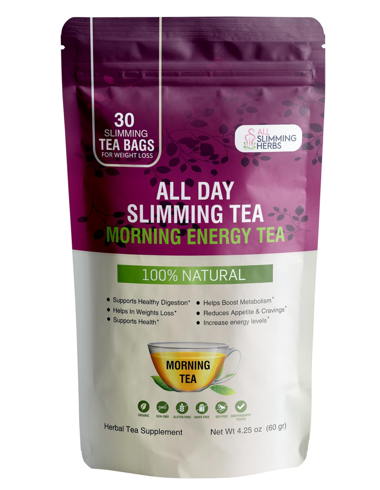 For Daytime - 30 Days Supply - Boosts Metabolism & Skyro...