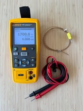 Fluke 714B Thermocouple Calibrator w/ Leads & Type K Probe Fully Tested Working