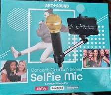 ART  SOUND CONTENT CREATOR SERIES SELFIE MIC MICROPHONE TIK TOK YOUTUBE - NEW