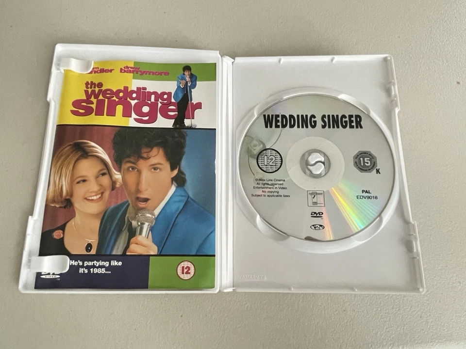 The Wedding Singer DVD Film Starring Adam Sandler, Drew Barrymore - Image 3 of 4