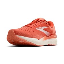 Brooks Women  s Ghost 16 Neutral Running Shoe - Coral/Desert Flower/Coconut -