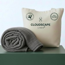 Luxury 100 Cotton Muslin Throw Blanket, 4 Layer Extra Large 50x70i... Fast Ship