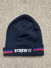 Screwfix Navy Beanie Hat One Size – Embroidered Logo – 3 Available
