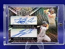 2023 Leaf Exotic Mojo FERNANDO TATIS JR / RONALD ACUNA JR Dual AUTO 1/1
