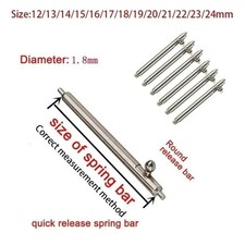 Quick Release Spring Bar Stainless Steel Watch Band Pin Bar 14 16 18mm 20mm 22mm