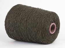 36,50 €/kg Konengarn * Konenwolle * Effekt Noppen Garn* Winknot * Khaki * Nm 5,2