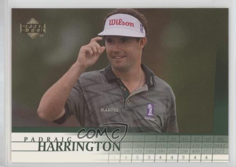 2001 Upper Deck Padraig Harrington #18 Rookie RC 0c4
