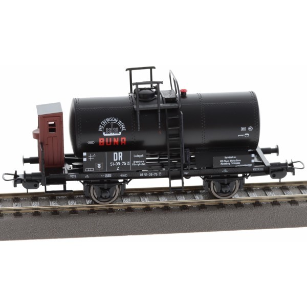 Tillig 77077 H0 Kesselwagen „Chemische Werke Buna“, Dr, Ep. III H0 + Neu-image