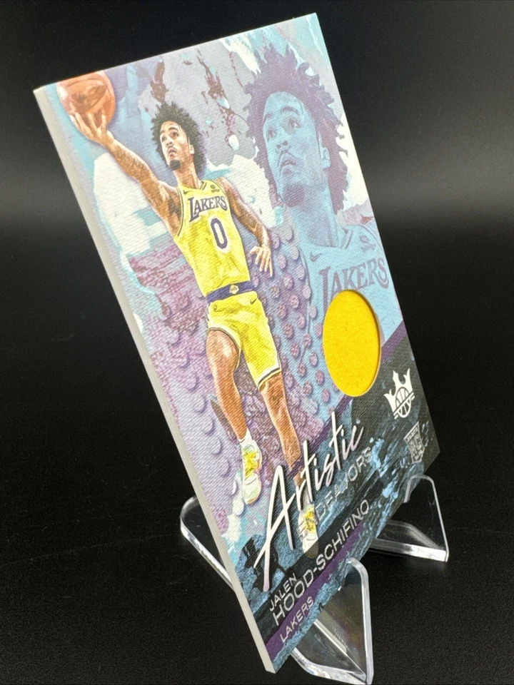 2023-24 Court Kings Jalen Hood-Schifino Rookie Patch Artistic Endeavors Lakers - Image 3 of 4