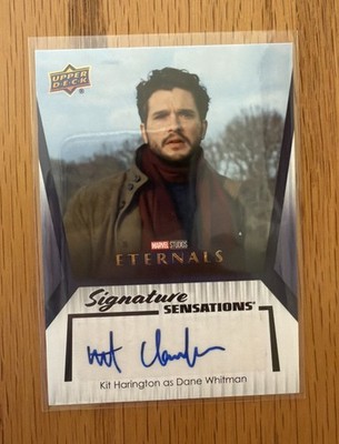 Kit Harington As Dane Whitman - 2024 UD Marvel Eternals Auto