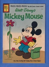 Walt Disney's Mickey Mouse #78 Dell Publ 1961 Backwoods Bugaboo