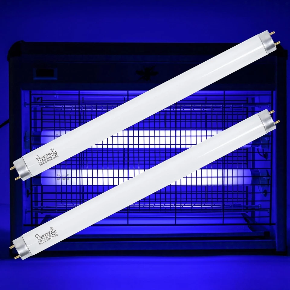 T8 F10W BL Replacement Bulbs, Fluorescent Tube for 20W Device, 13 inch T8 Black - Image 3 of 4