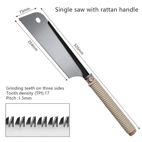 1PC Japanese Dovetail Hand Saw 10 In Pull Saw for Woodworking Universal Cutting - Picture 12 of 15