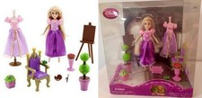Disney Store Rapunzel Mini Princess Doll Playset Tangled NEW Sealed Pascal Chair