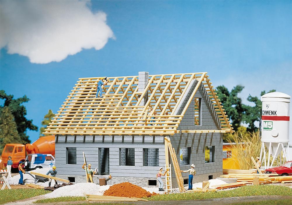 Faller 130303 - 1/87 / H0 Single Family House Under Construction - New