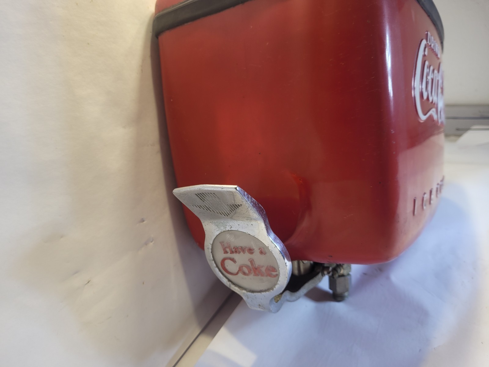 Vintage 1950's Coca Cola Motor Boat Soda Fountain Drink Dispenser Coke