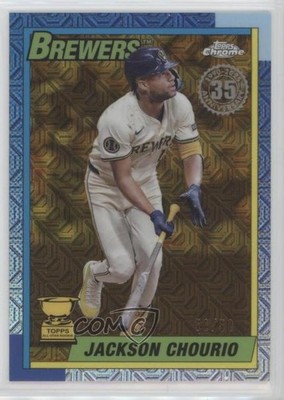 2025 Topps Series 1 Gold Refractor /50 Jackson Chourio #T90C-41 03lm