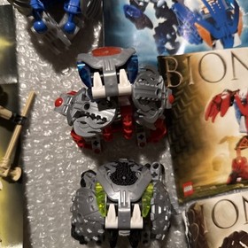 13 Vintage Lego Bionicle Figures Lot Bohrok 8560-85654 Complete *No Mask* Krana
