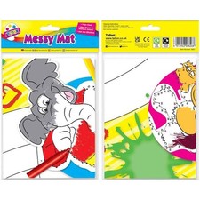 MESSY MAT - KIDS - : painting, crafts, gluing ,under highchair/feeding WIPECLEAN