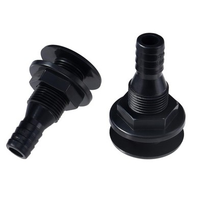 2 Pcs Through Hull Fitting for Boats - Marine Thru Hull Fittings Available Bl...