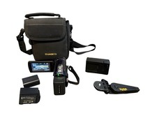 Sony Handycam DCR-SX44  Blue Digital Camcorder w/Sony 64GB SD  OEM Charger