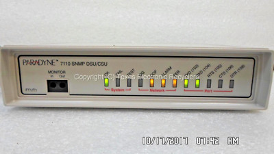 Paradyne 7110-A1-201 407759331 1-Port 7110 SNMP CSU/DSU w/ AC & 72-0791-01