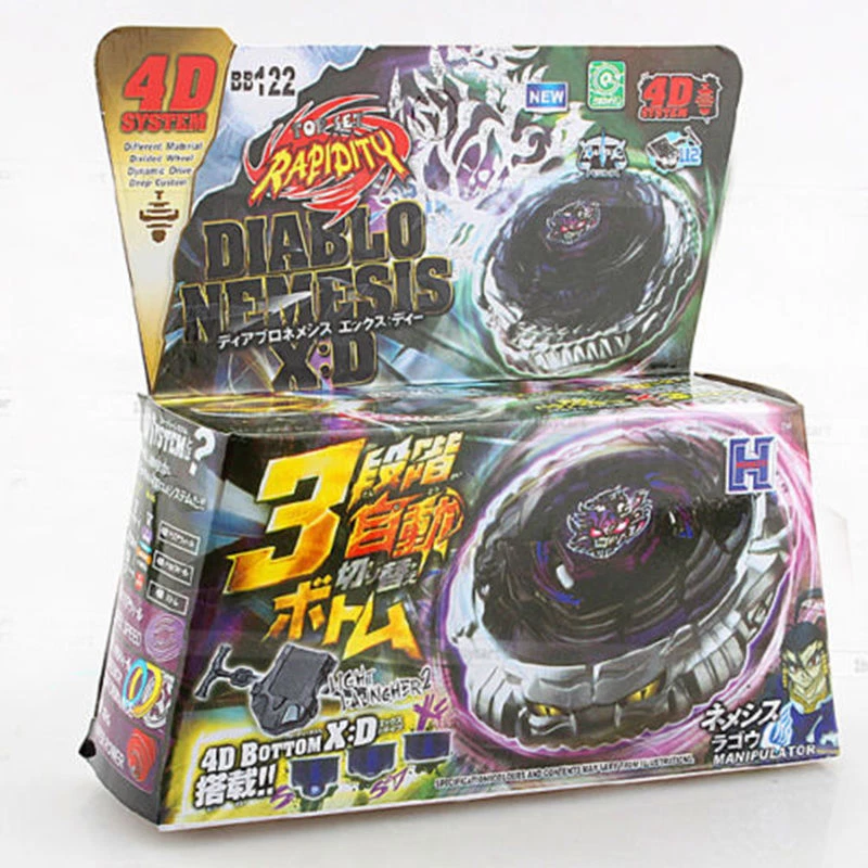 TOUPIE RAPIDITY DIABLO NEMESIS X:D BEYBLADE 4D System Metal Master