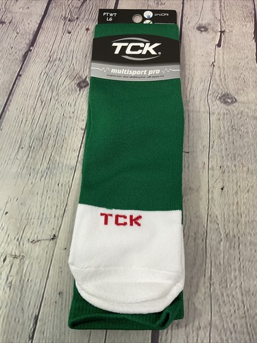 TCK Multisport Pro Socken Größe L robust bequem atmungsaktiv grün neu