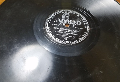 78RPM Apollo Wynonie Harris - Here Comes the Blues / She's Gone with Wind, VG-