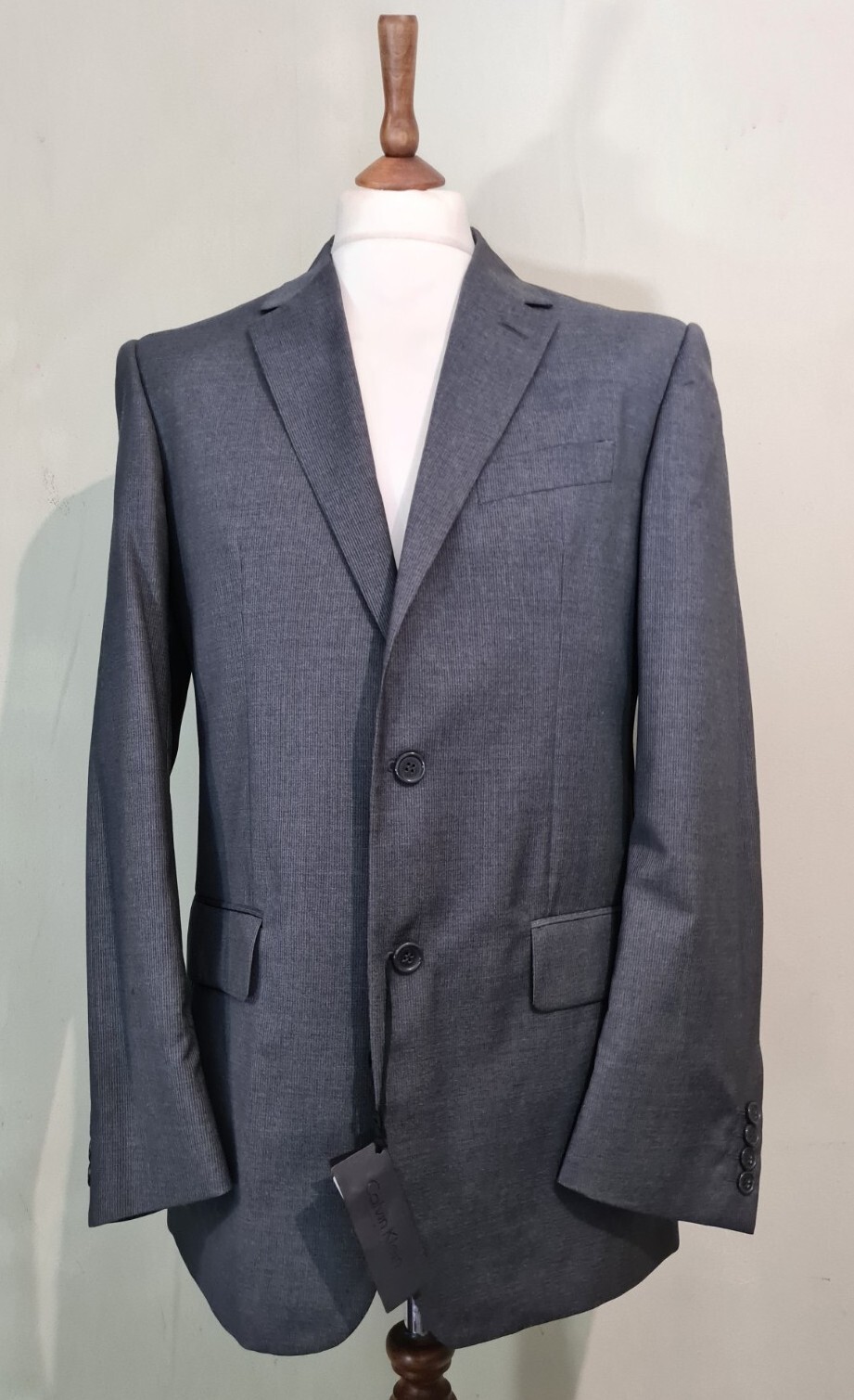 Calvin Klein Collection Single Breasted Suit Grey Size uk 40 eu 50 image 2