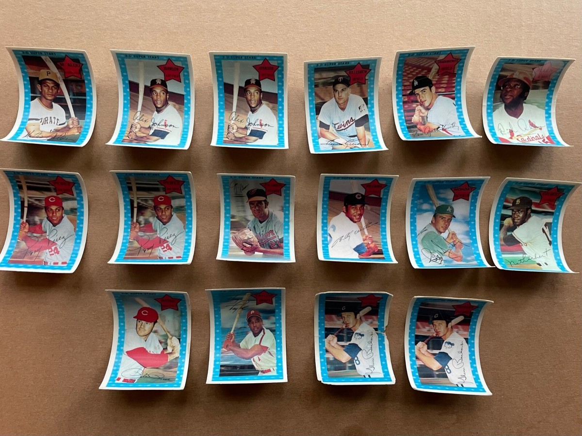 1971 Kellogg's 3D LOT of 52 Cards - ROSE, PALMER, ROBINSON | eBay