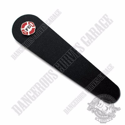 Textured Fuel Tank Console Dash Insert 3D Metal Emblem 10-15 Touring - FIRE DEPT