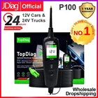 Original Topdiag P100 12V 24V Car Circuit Tester Power Probe Diagnostic Tool US