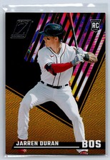 2022 Panini Chronicles Zenith Jarren Duran Rookie Boston Red Sox RC #2