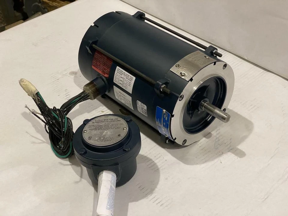 LEESON HAZARDOUS LOCATION 1/2HP AC MOTOR 208-230/460VAC 60/50HZ 56CZ. 1726RPM - Image 2 of 4