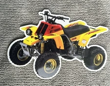 1997 Yamaha Banshee ATV Vinyl Stickers / Decal / Graphics OEM Yellow Red