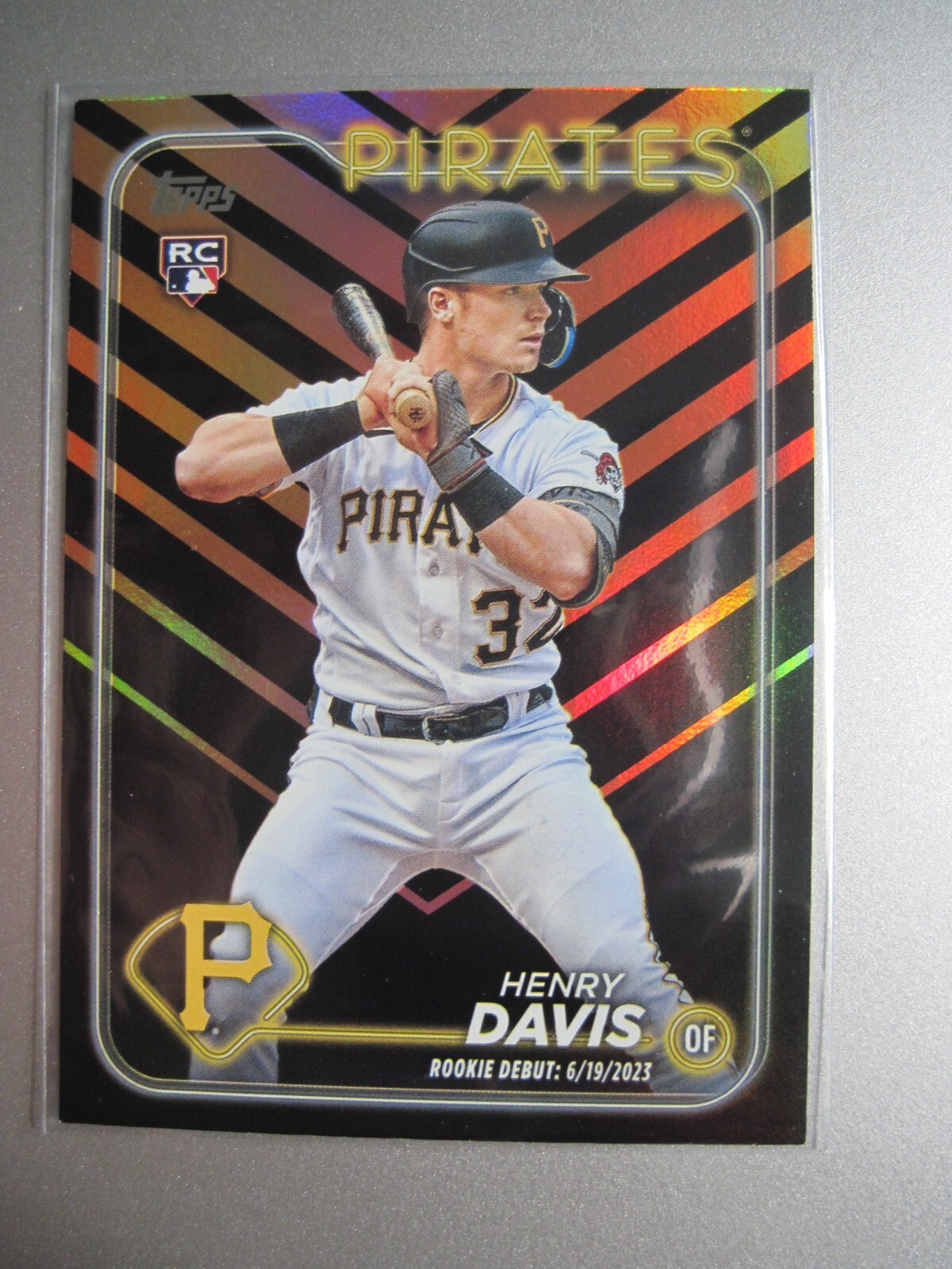 2024 Topps Update Halloween Orange and Black Foil #US162 Henry Davis