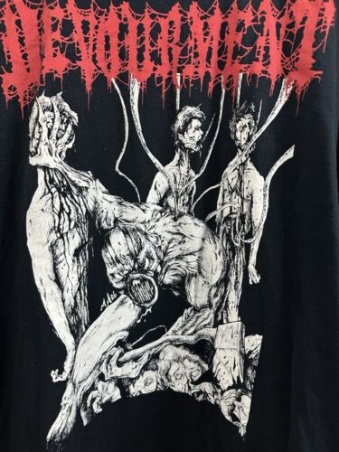VTG Devourment Heavy Metal Dark Double Sided Print Tour T-Shirt Size 3XL - Picture 4 of 5